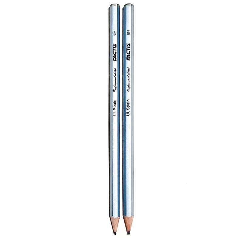 مداد طراحی فکتیس مدل 6H کد FAC-6H بسته 2 عددی
