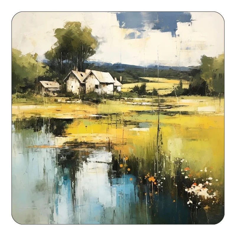 مگنت کاکتی طرح نقاشی رنگ روغن مدل mp73113