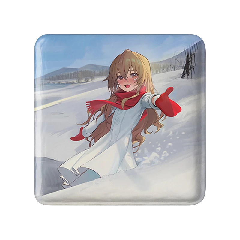 مگنت خندالو طرح تایگا انیمه تورادورا مدل مربعی کد 32484