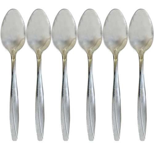 قاشق چای خوری مدل اسلیم کد ES90 بسته 6 عددی