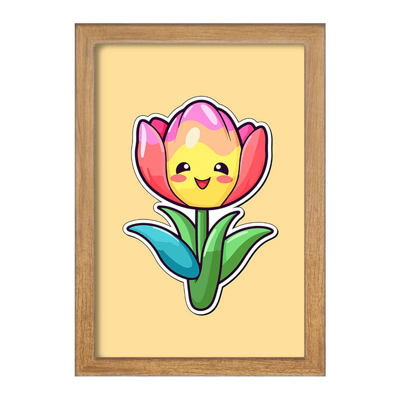 تابلو خندالو مدل گل و گیاه کد 36631