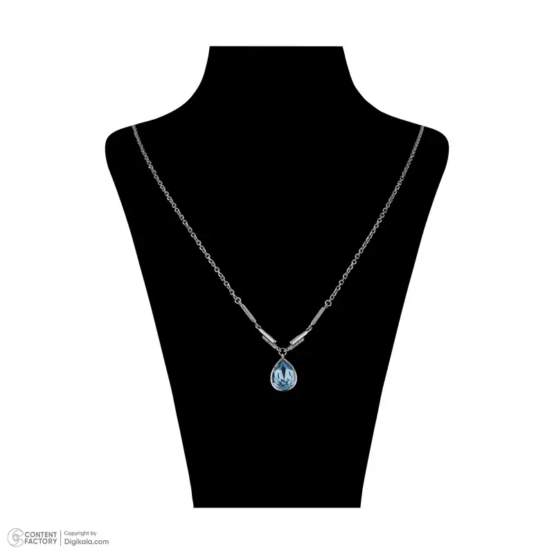 گردنبند نقره زنانه سواروسکی مدل اشک کارشده کد 9764632