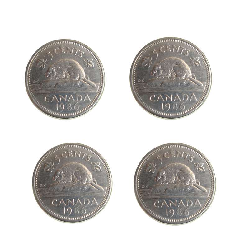 سکه تزئینی مدل کانادا کد SEK-1001 مجموعه 4 عددی