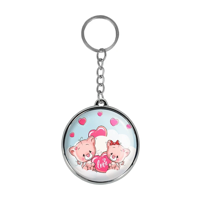 جاکلیدی خندالو طرح عاشقانه مدل دوطرفه کد 2712927130