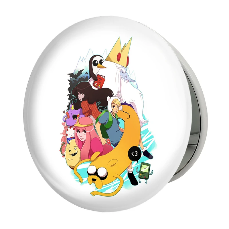 آینه جیبی خندالو طرح وقت ماجراجویی Adventure Time مدل تاشو کد 20825 