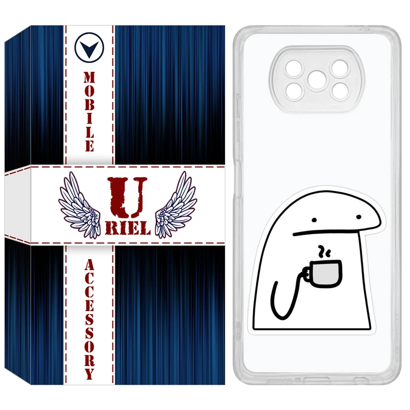 کاور یوریل مدل Clear کد 79 طرح پوکرفیس مناسب برای گوشی موبایل شیائومی Poco X3 / X3 Pro / X3 NFC