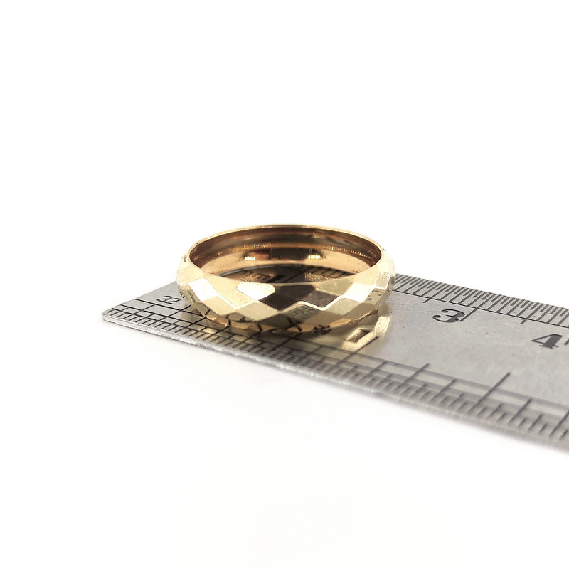 انگشتر طلا 18 عیار دخترانه طلا و جواهرسازی افرا مدل 15