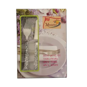 سرویس کارد و چنگال میوه خوری 12 پارچه مینیاتور کد ST6