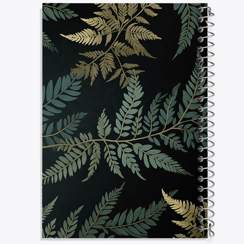 دفتر ژورنال نویسی 50 برگ خندالو مدل نقطه ای طرح برگ کد N5452