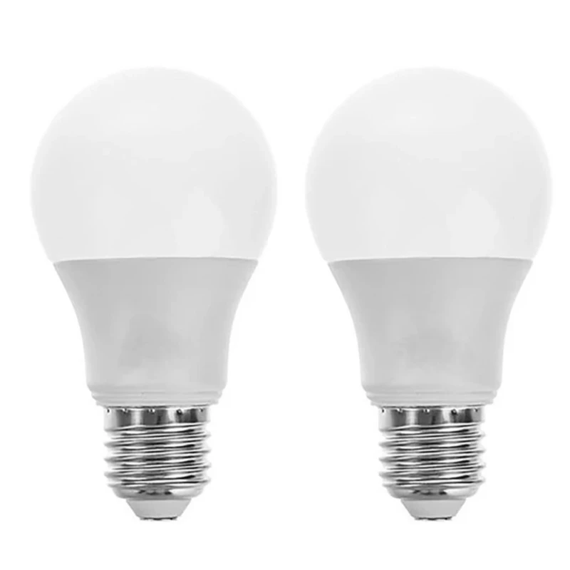 لامپ 9 وات حسیس  مدل LED پایه E27  بسته 2 عددی 