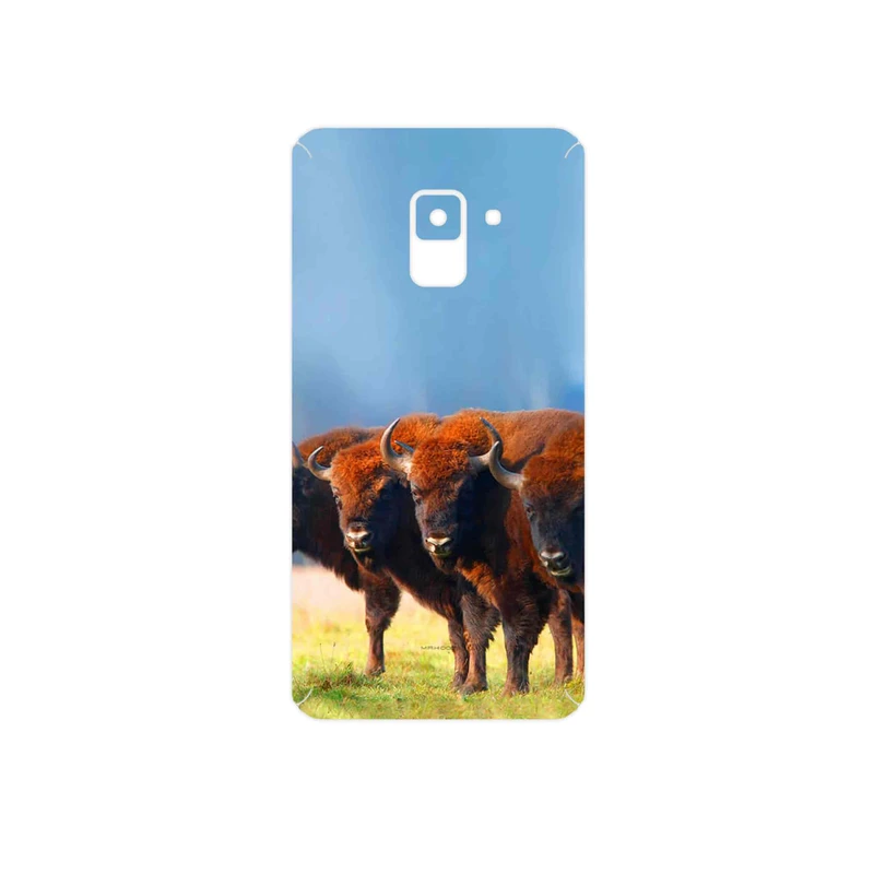 برچسب پوششی ماهوت مدل Buffalo مناسب برای گوشی موبایل سامسونگ Galaxy A8 2018