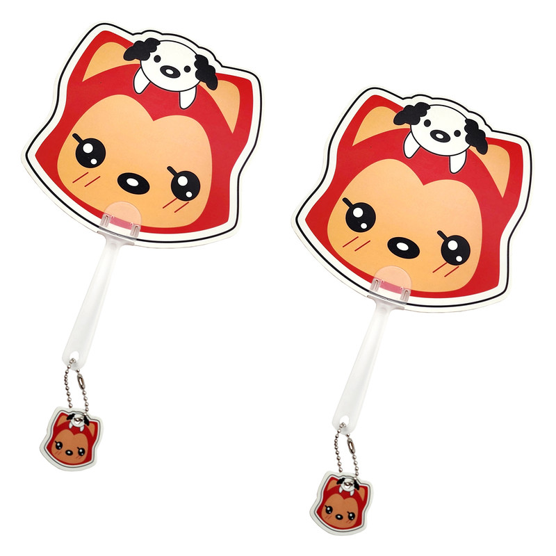 بادبزن مدل سگ کد BD06 بسته 2 عددی