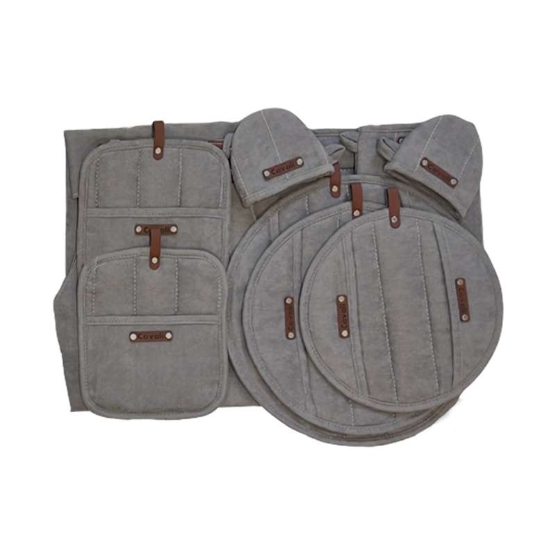 ست لوازم پارچه ای آشپزخانه 12 تکه طرح مدرن