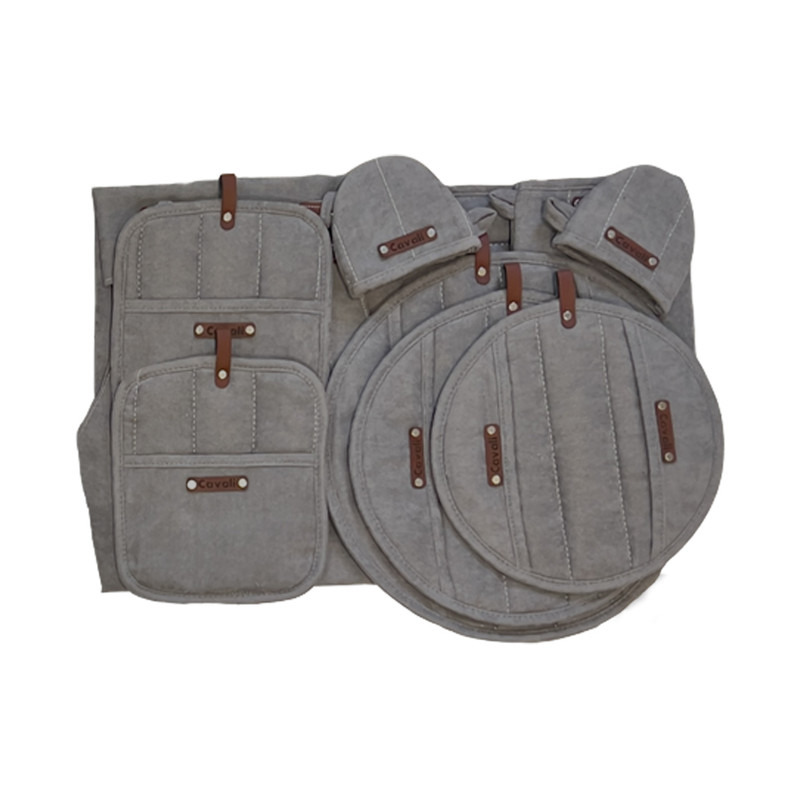 ست لوازم پارچه ای آشپزخانه 12 تکه طرح مدرن