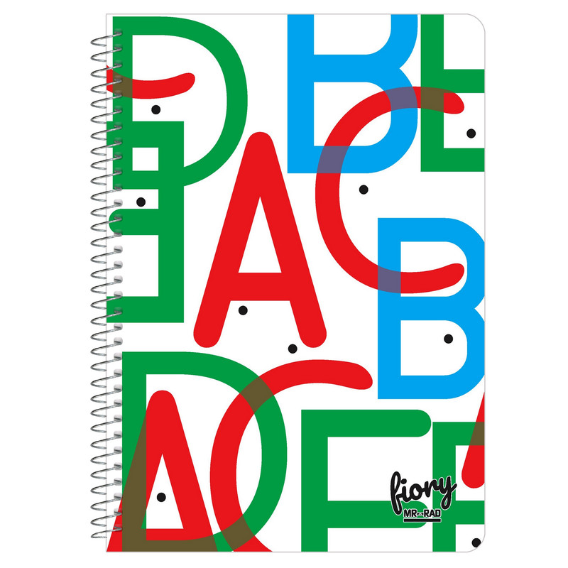 دفتر زبان مستر راد مدل شطرنجی کد fiory1743