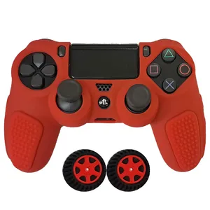 محافظ دسته پلی استیشن ۴ مدل Anti slip PS4396 به همراه روکش آنالوگ