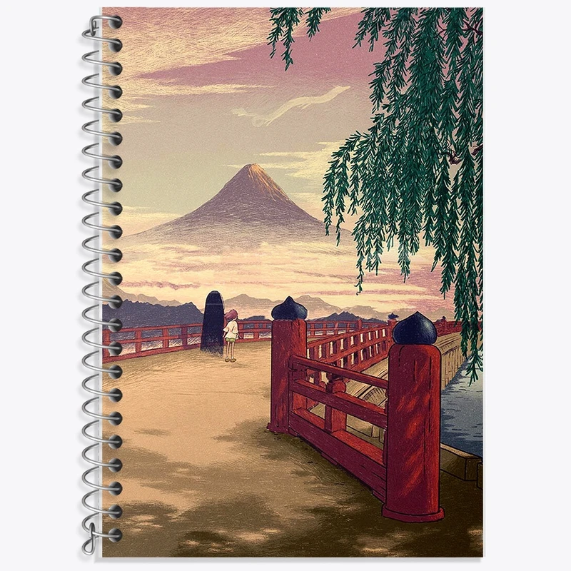 دفتر لغت 50 برگ خندالو طرح انیمه شهر اشباح (Spirited Away) کد F1809