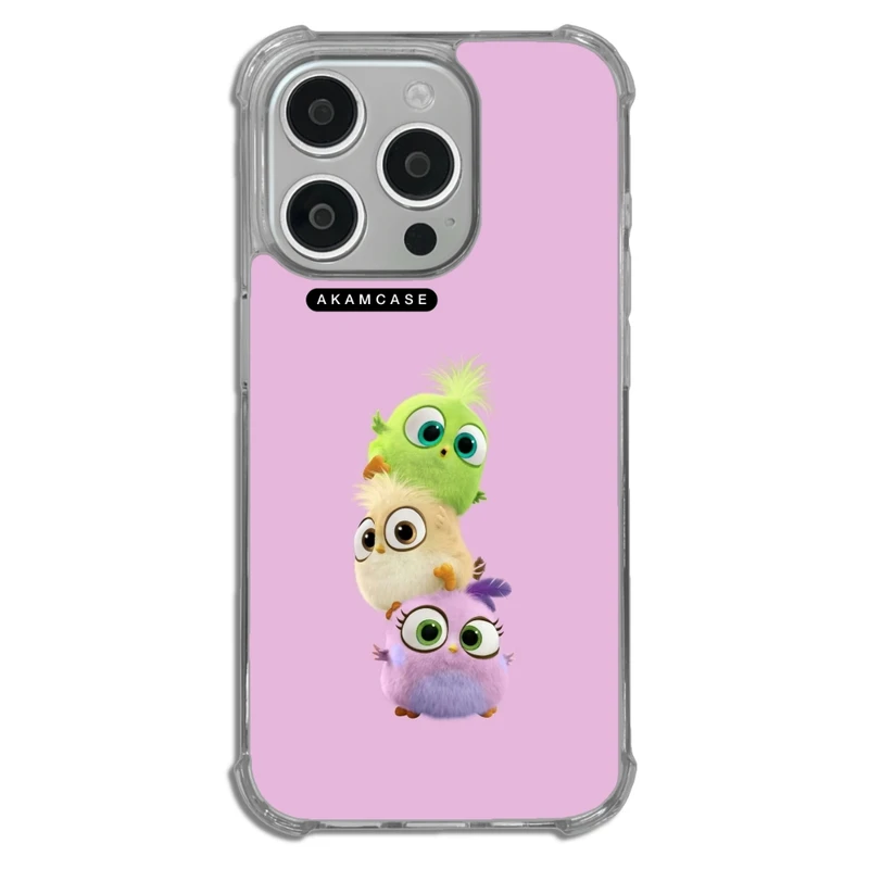 کاور آکام مدل AMCWTA15PRO-ANGRY BIRDS1 مناسب برای گوشی موبایل اپل iPhone 15 Pro