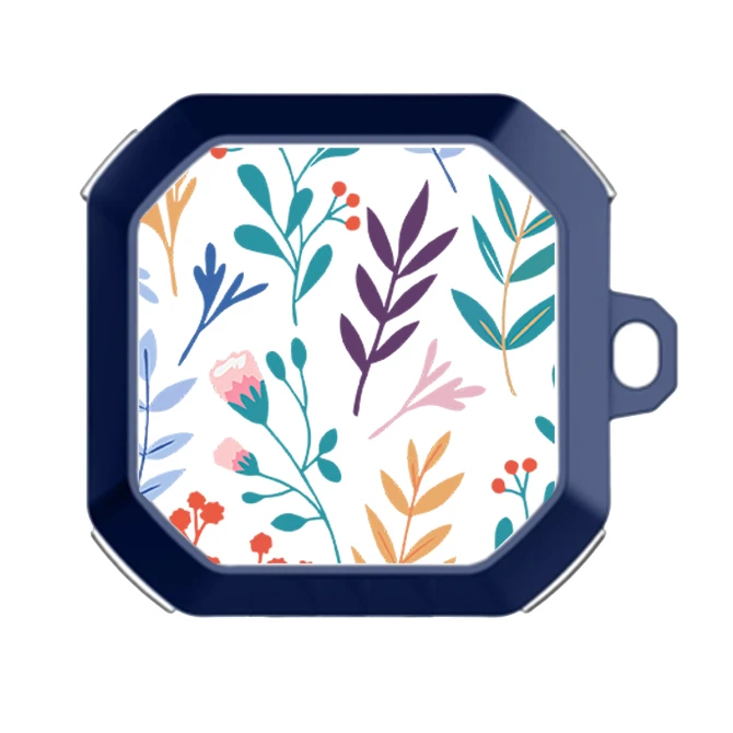 کاور طرح Tiny Leaves مناسب برای کیس هدفون سامسونگ Galaxy Buds Live / Buds Pro / Buds 2 / Buds 2 Pro