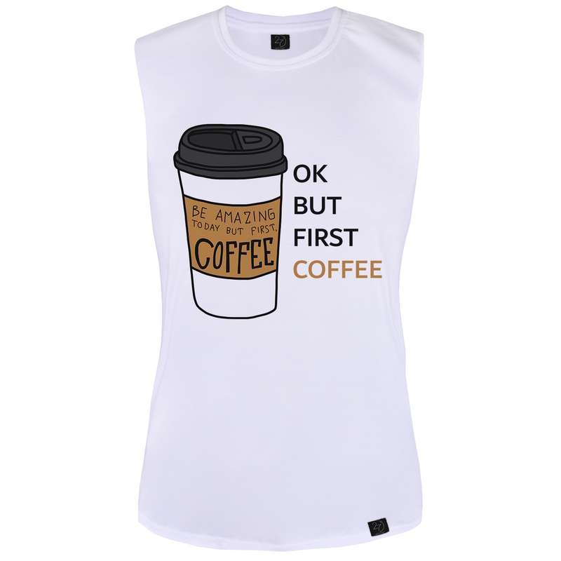 تاپ زنانه 27 مدل First Coffee کد MH02