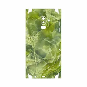 MAHOOT Green Crystal Marble-FullSkin Cover Sticker for Samsung Galaxy J8