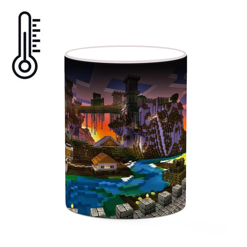 ماگ حرارتی کاکتی طرح ماینکرافت minecraft مدل mgh41131