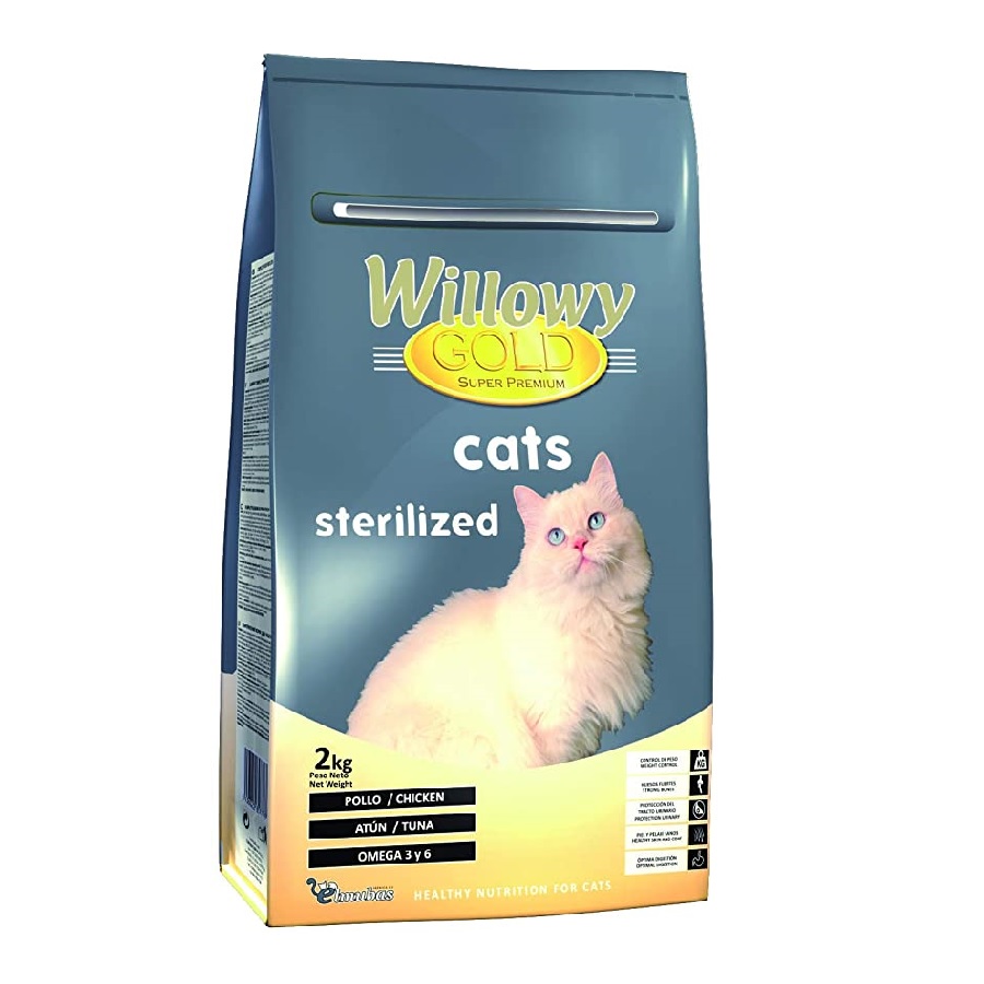 نقد و بررسی غذای خشک گربه عقیم شده ویلووی مدل Gold وزن 2 کیلوگرم توسط خریداران