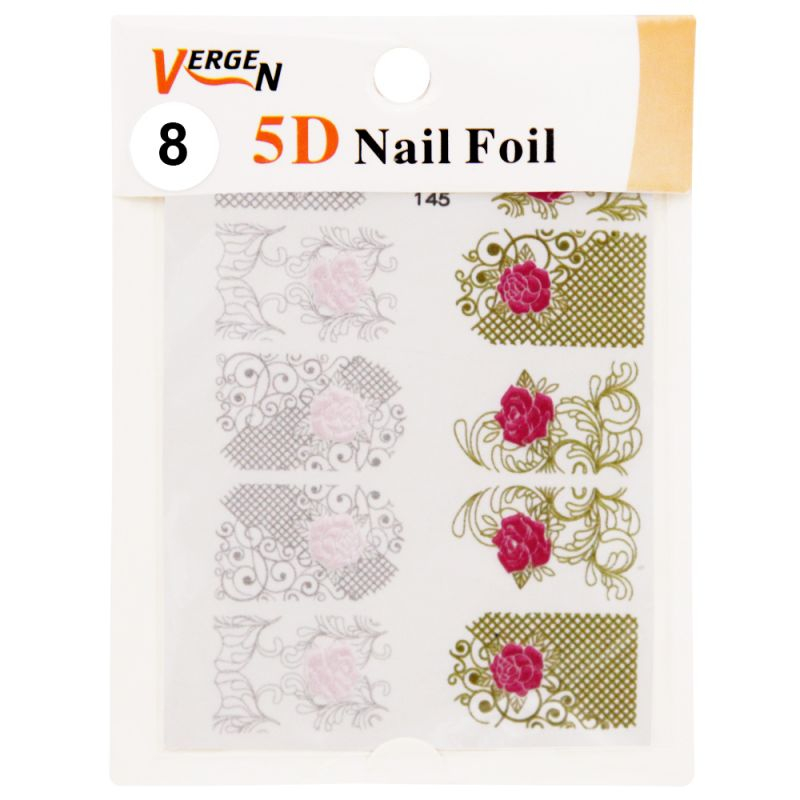 استیکر طراحی ناخن ورژن مدل GS1258