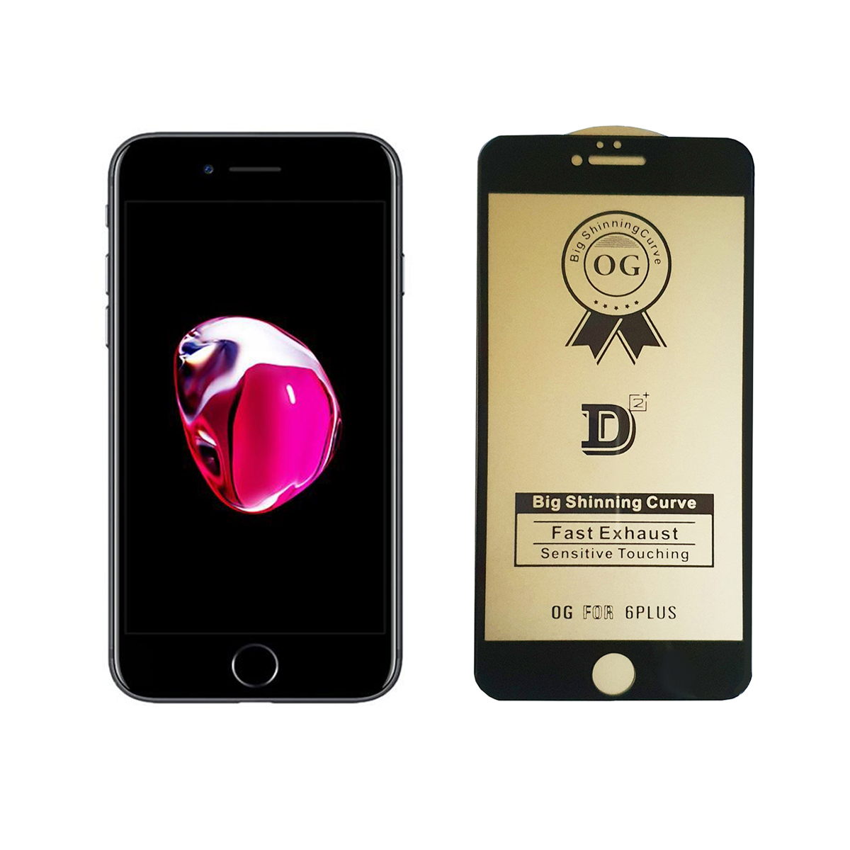 محافظ صفحه نمایش مدل D2P_st1 مناسب برای گوشی موبایل اپل iPhone 6 Plus