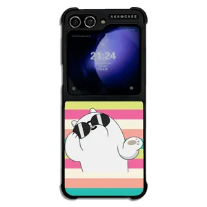 AKAM AMCWSGZFLIP5-BARE BEAR11 Cover For Samsung Galaxy Z Flip 5