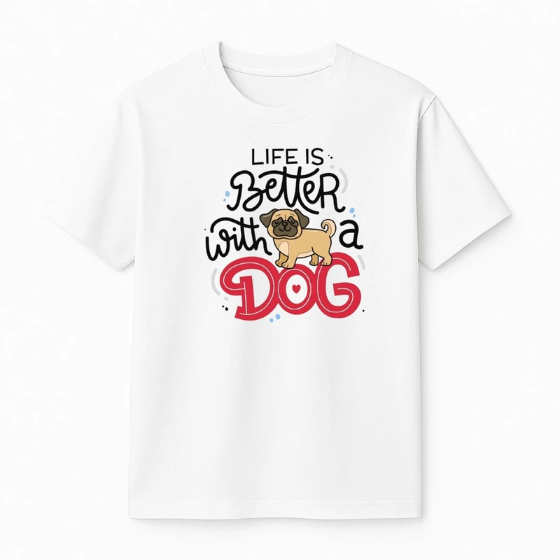 تی‌شرت آستین کوتاه پسرانه مدل سگ و نوشته کد v14 