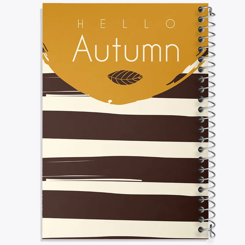 دفتر نت موسیقی 50 برگ خندالو مدل مینیمال پاییز کد N137