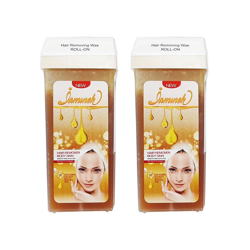 موم موبر ژامینه مدل honey وزن 150 گرم مجموعه 2 عددی