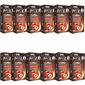 کاندوم ناچ کدکس مدل Coffe بسته 12 عددی