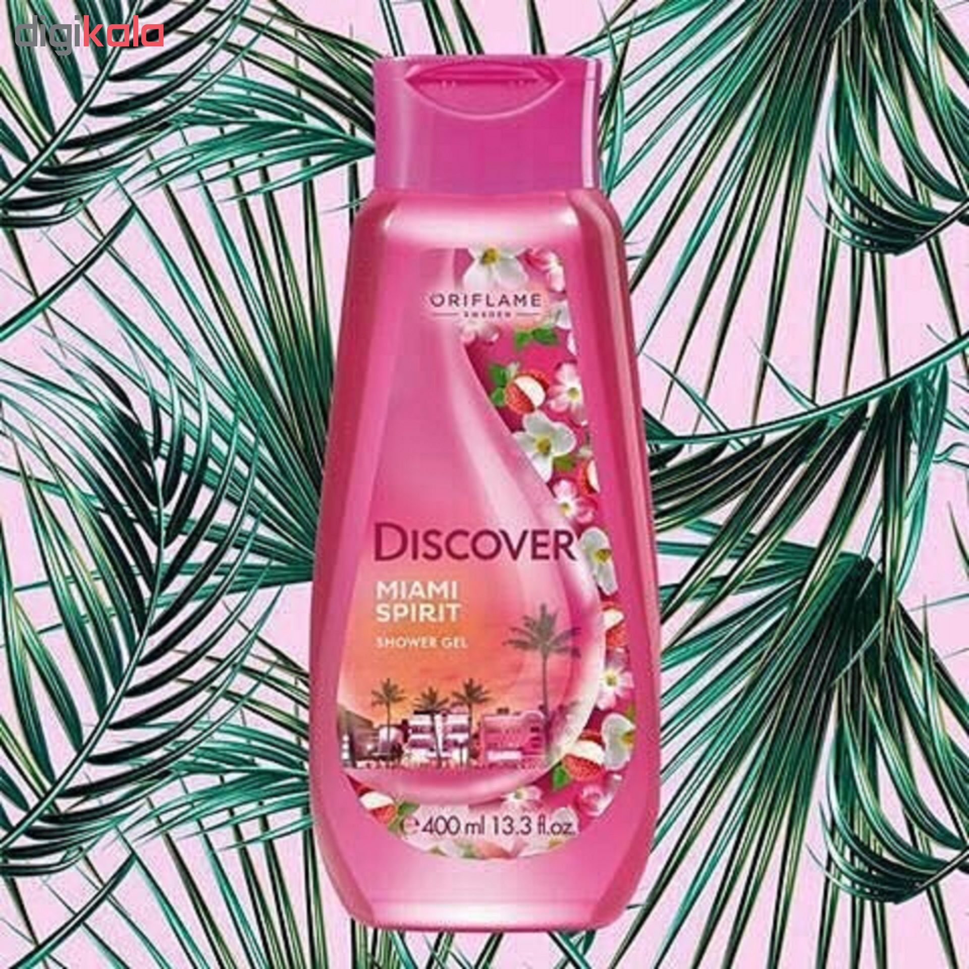 شامپو بدن اوریفلیم مدل DISCOVER MIAMI SPIRIT حجم 400 میلی لیتر