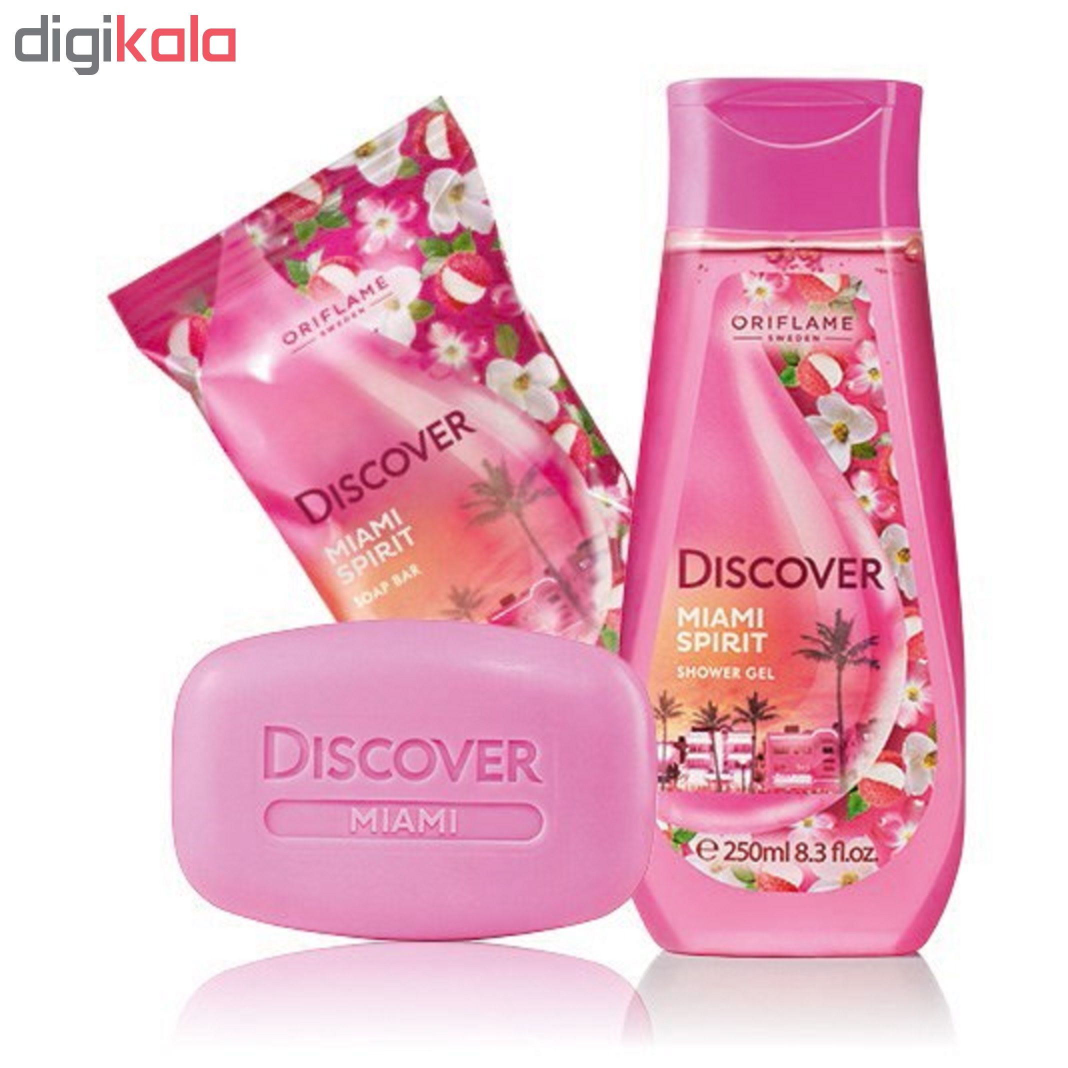 شامپو بدن اوریفلیم مدل DISCOVER MIAMI SPIRIT حجم 400 میلی لیتر