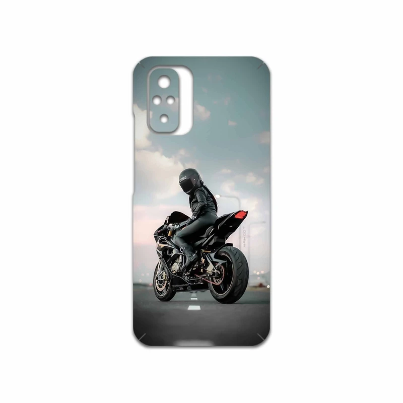 برچسب پوششی ماهوت مدل Motorcycling مناسب برای گوشی موبایل شیائومی Redmi Note 10s