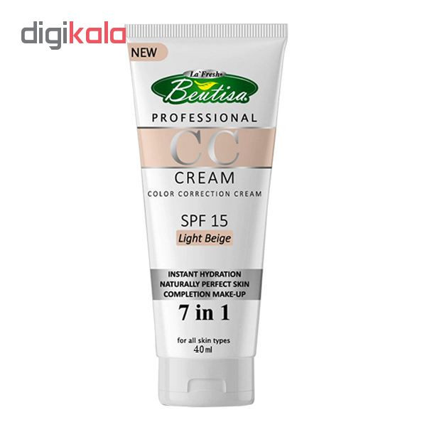 تثبیت کننده آرایش بیوتی سا مدل Professional-Light Beige حجم 40 میلی لیتر
