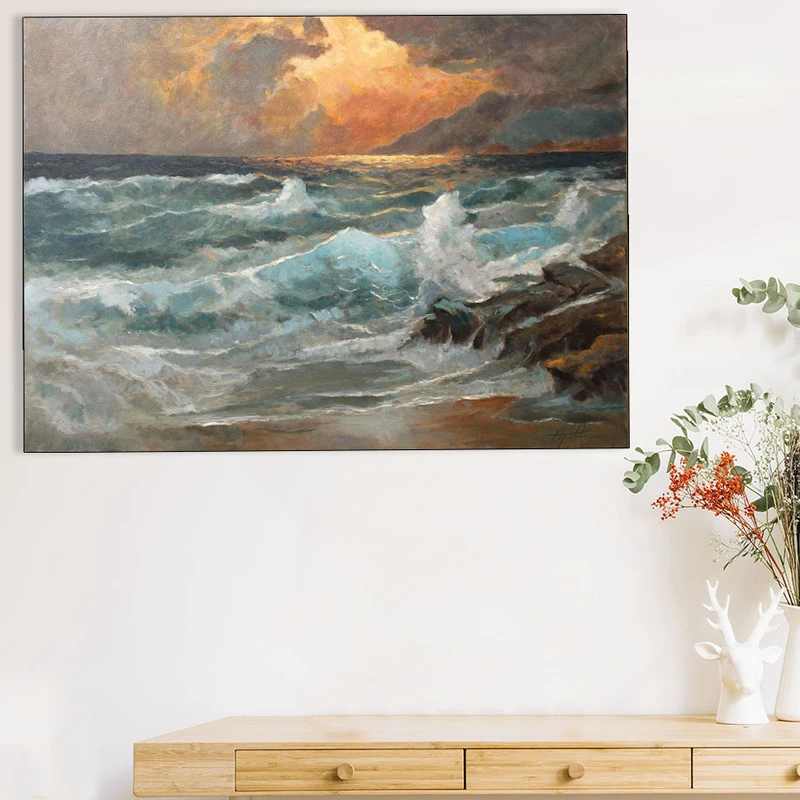 تابلو شاسی گالری استاربوی طرح دریا مدل Amazing 378