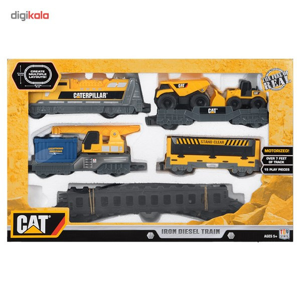 قطار اسباب بازی توی استیت مدل CAT Iron Disel