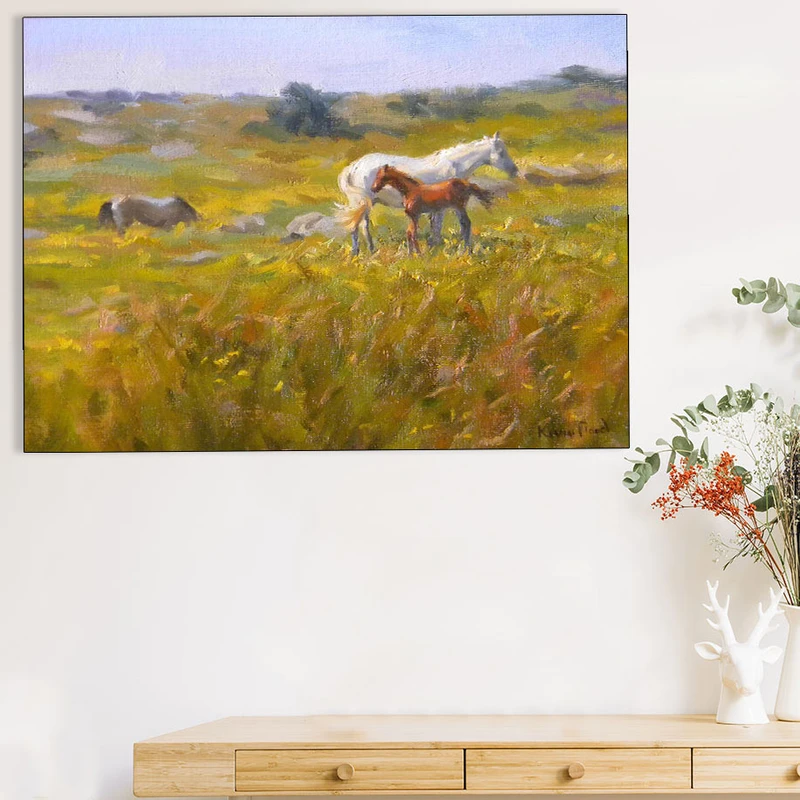 تابلو شاسی گالری استاربوی طرح اسب مدل Amazing 390