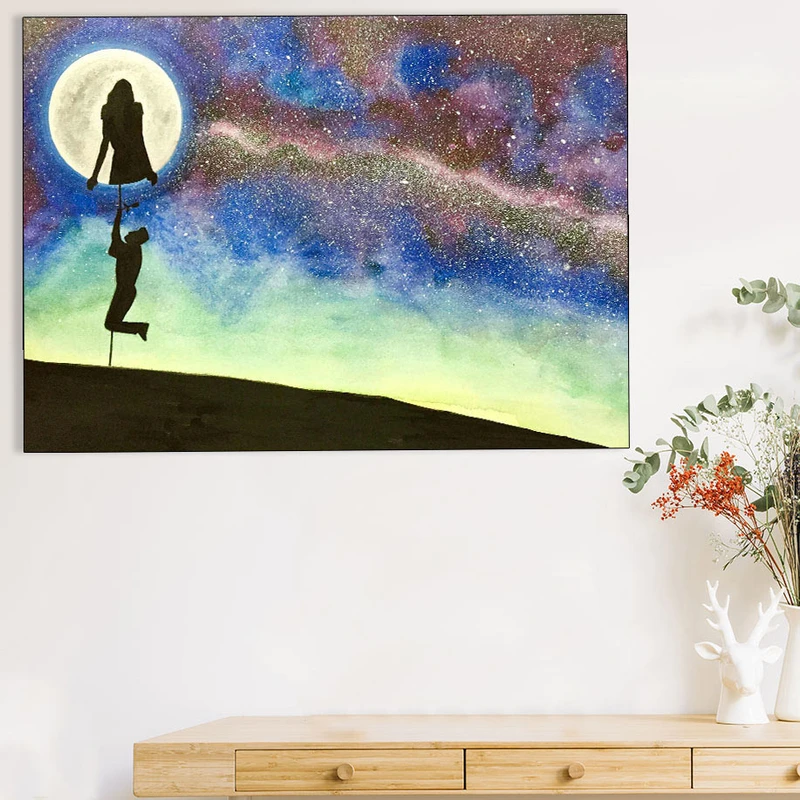 تابلو شاسی گالری استاربوی طرح عاشقانه مدل Amazing 707