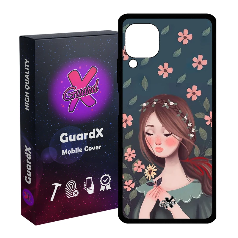 کاور گارد ایکس طرح Girl مدل Glass10332 مناسب برای گوشی موبایل هوآوی Nova 7i / Nova 6 SE / P40 Lite