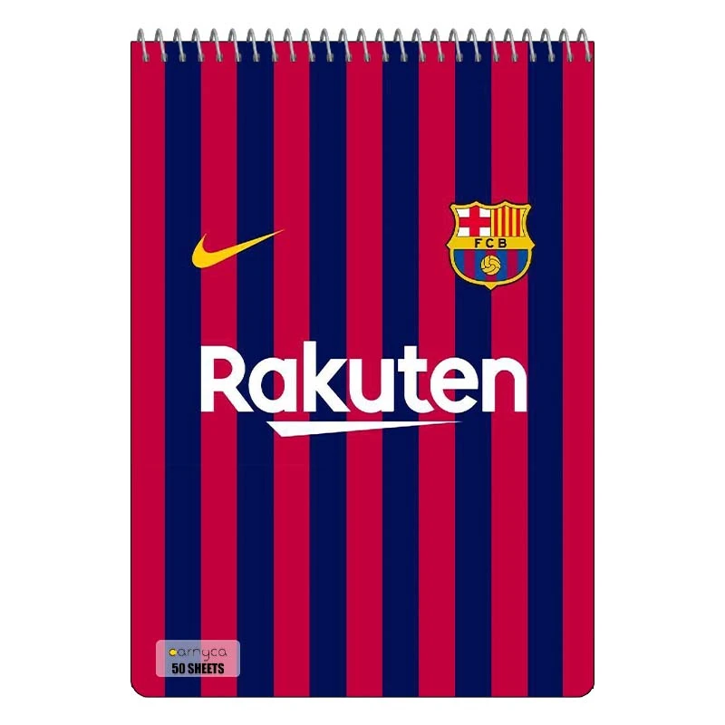 دفتر نقاشی 50 برگ سیمی کارنیکا طرح بارسلونا Barcelona کد 60719