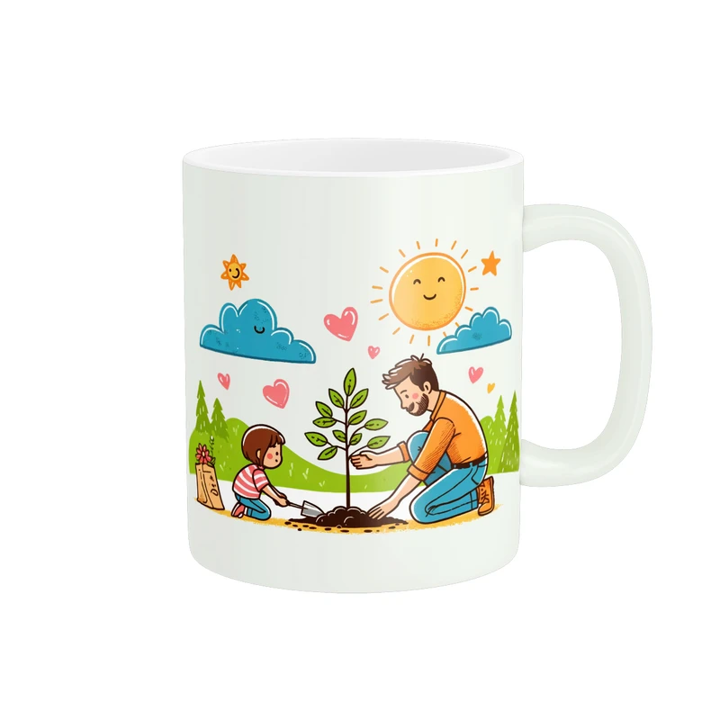 ماگ پادآفرین مدل روز پدر روز مرد همسر کد PM1347