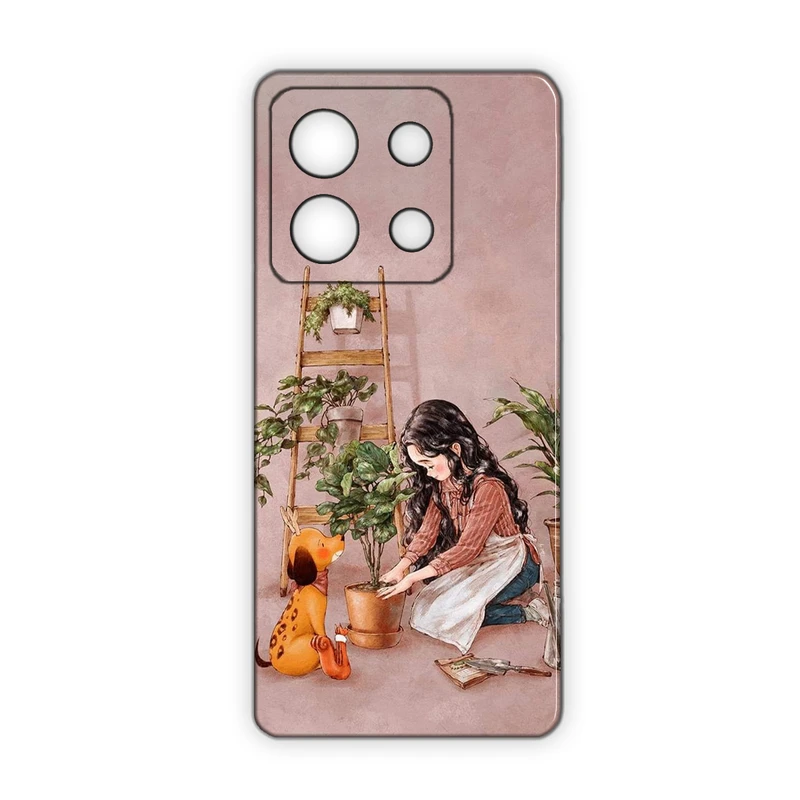 کاور مدل دخترانه کد 253 مناسب برای گوشی موبایل شیائومی Redmi Note 13 Pro 4G / Poco M6 Pro 4G