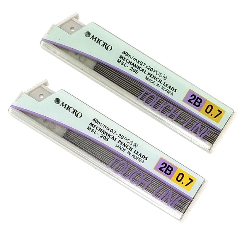 نوک مداد نوکی میکرو مدل Msl-205 قطر نوشتاری 0.7 میلی متر بسته 2 عددی