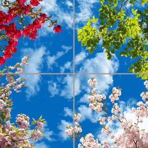 تایل سقفی آسمان مجازی مدل AY22010 سایز 60*60 بسته چهار عددی