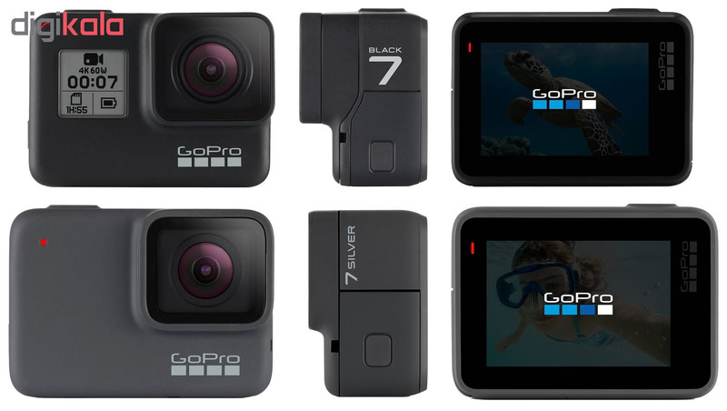 دوربین فیلم برداری ورزشی گوپرو مدل HERO7 Black Quick Stories به همراه لوازم جانبی پلوز