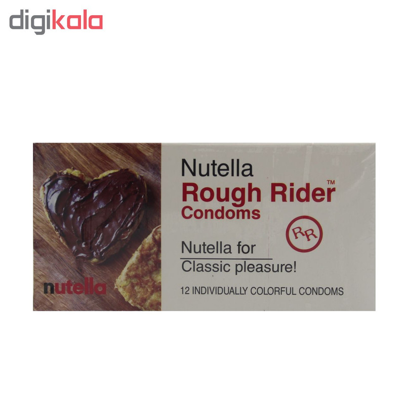 کاندوم راف رایدر مدل NUTELLA بسته 12 عددی کاندوم راف رایدر مدل NUTELLA بسته 12 عددی
